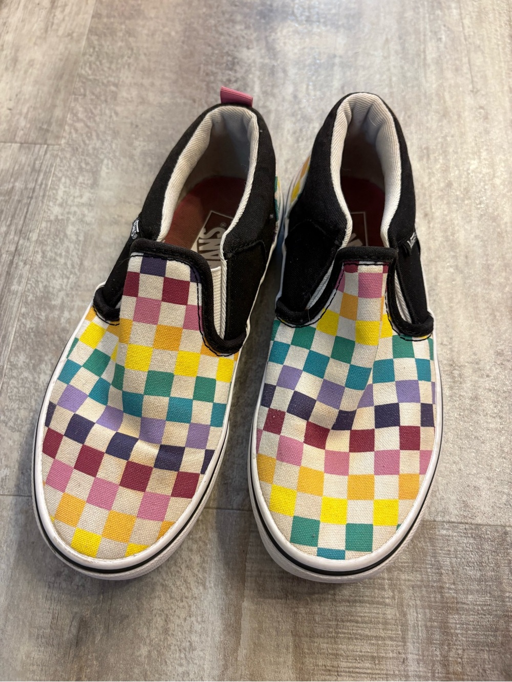 Vans Classic Slip On Multicolor Checkered 1